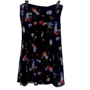 🎄CHAPS NAVY MAXI FLORAL SKIRT